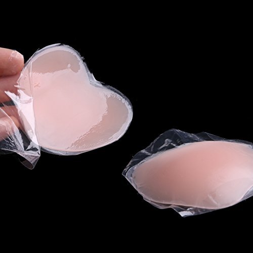 Breast Petals Nipple Covers Silicone Reusable Fashion Sexy Adhesive Pasties - 2 Pairs