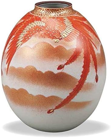 九谷焼 7 5号夏目花瓶 赤絵鳳凰文 福田良則 70 Offアウトレット お楽しみグッズ キッチン用品 付きセット