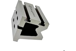 Buyohlic Graded Caste Iron Vee Angle Plates-stress Relieved T- Slotted- stress Relieved - Work-holding Clamping -heavy Duty (