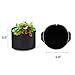 Delxo 10-Pack 3 Gallon Grow Bags Heavy Duty Aeration Fabric Pots Thickened Nonwoven Fabric Pots Plant Grow Bags with Handles