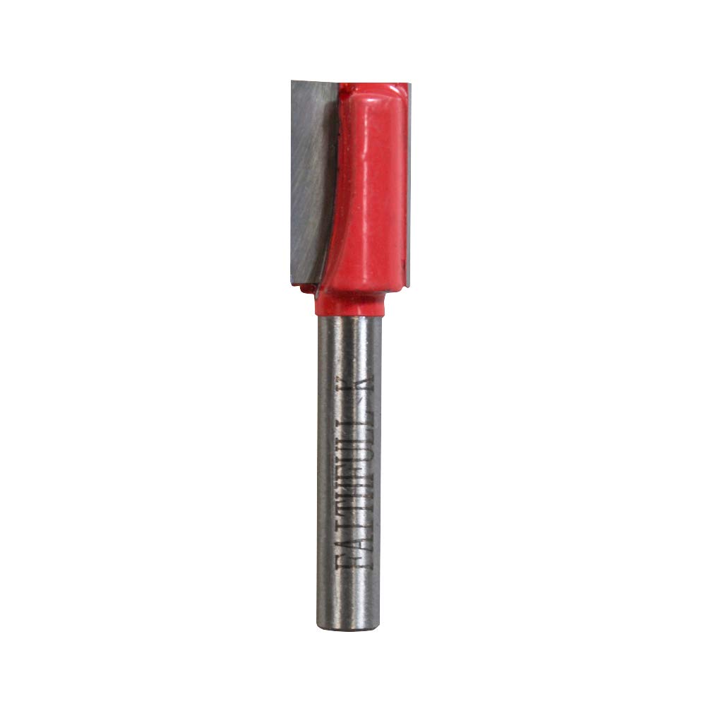 Faithfull FAIRB26 Router Bit TC Two Flute 1/4in 12mm,Red/Silver