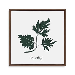 Framed Canvas Wall Art for Living Room, Bedroom Nordic Style Plants Theme Canvas Prints for Home Decoration Ready to Hang - 16x16 inches