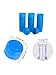Hestya 20 Pieces Non Spill Caps, Reusable 55 mm 3 and 5 Gallon Water Jugs Anti-Splash Bottle Caps with 1 Piece Water Bottle Handle