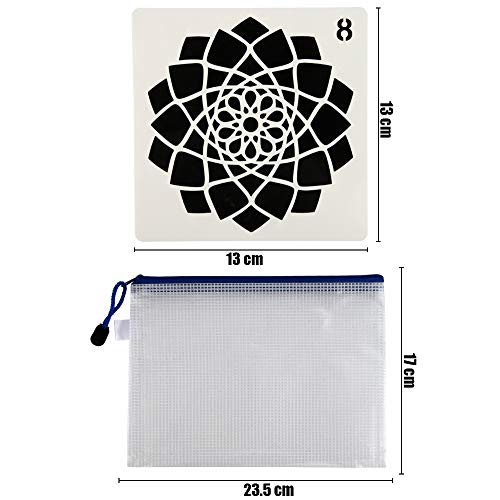 2 Mandala+Painting+Templates+Stencils+Projects