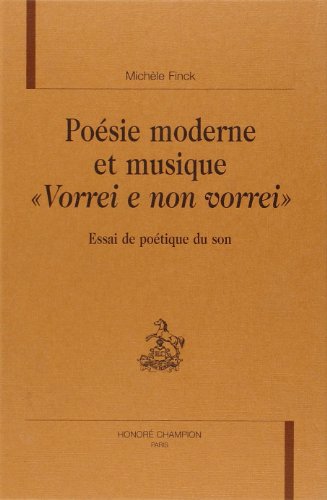 Poésie moderne et musique