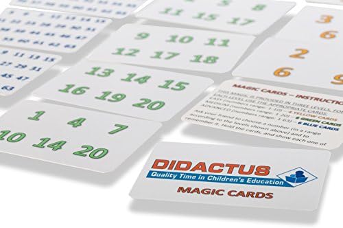 DIDACTUS Math Cards Magic for children