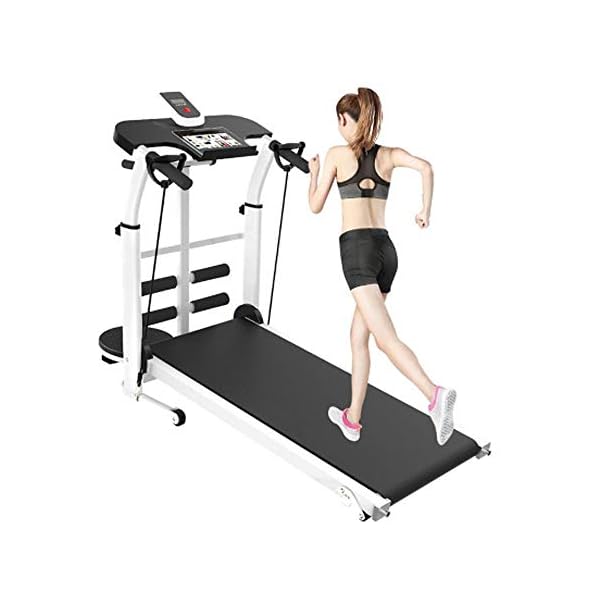 ROYWY-Compact-Electric-Treadmill-Folding-Running-Walking-MachineLED-Screen-with-3-Programs-Max-Speed-6kmhFolds-Away-Home-Office-Use ROYWY Compact Electric Treadmill Folding Running Walking Machine,LED Screen with 3 Programs Max Speed 6km/h,Folds Away…