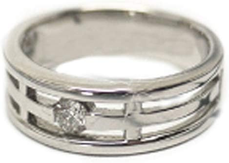 リュイール ダイヤモンド プラチナ Pt900 シンプル 一粒 ダイヤ メンズリング 指輪 14号