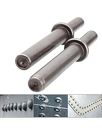 Juego de 4 piezas de accesorios para martillo de aire Abuff 0.401 de vástago neumático de cincel, herramienta de martillo de longitud extendida con resorte.