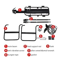 Jranter Bike Bicycle Cargo Rack Bike Rear Cargo