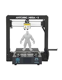 ANYCUBIC Mega S   Impresora 3D con soporte de filamento extruido y suspendido + 2.2 lbs de filamento PLA , funciona con TPU PLA ABS