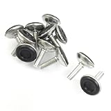 Screw On Type Furniture Glide Leveling Foot Adjuster 8x28x35mm 11 Pcs