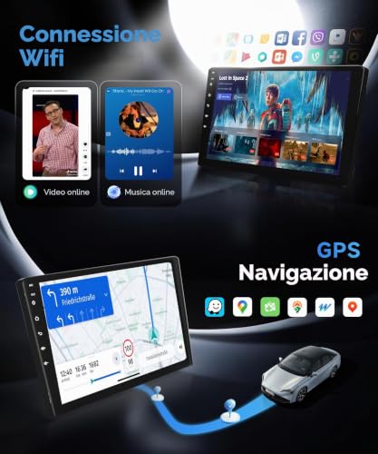 6G+128G 8 Core Android Car Radio for Suzuki Swift 2003-2010 10.1 Inch Touchscreen Wireless Car Radio Carplay Android Car Mirror Link Bluetooth FM/RDS/EQ/DSP WiFi GPS Navi Rear Camera