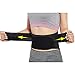 Wellbeing Self-heating Magnetic Therapy Support Brace Adjustable Back Waist Belt Lumbar Lower Massage Pain Relief Heated Support Pads Black (M)