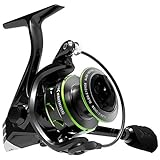 KastKing Valiant Eagle Spinning Reel, 6.2:1 High Speed Gear Ratio, 10+1 High Performance BB, Carbon Fiber Frame and Rotor, Braid Ready Aluminum Spool, 22 Lb Smooth Carbon Disc Drag
