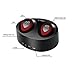 Bluetooth Headphones, Losei Dual Wireless Earbuds True Mini Twins Stereo Bluetooth Headset V4.1 Earphones with Built-in Mic and Charging Case for iPhone Samsung iPad and Most Android Phones (Red)