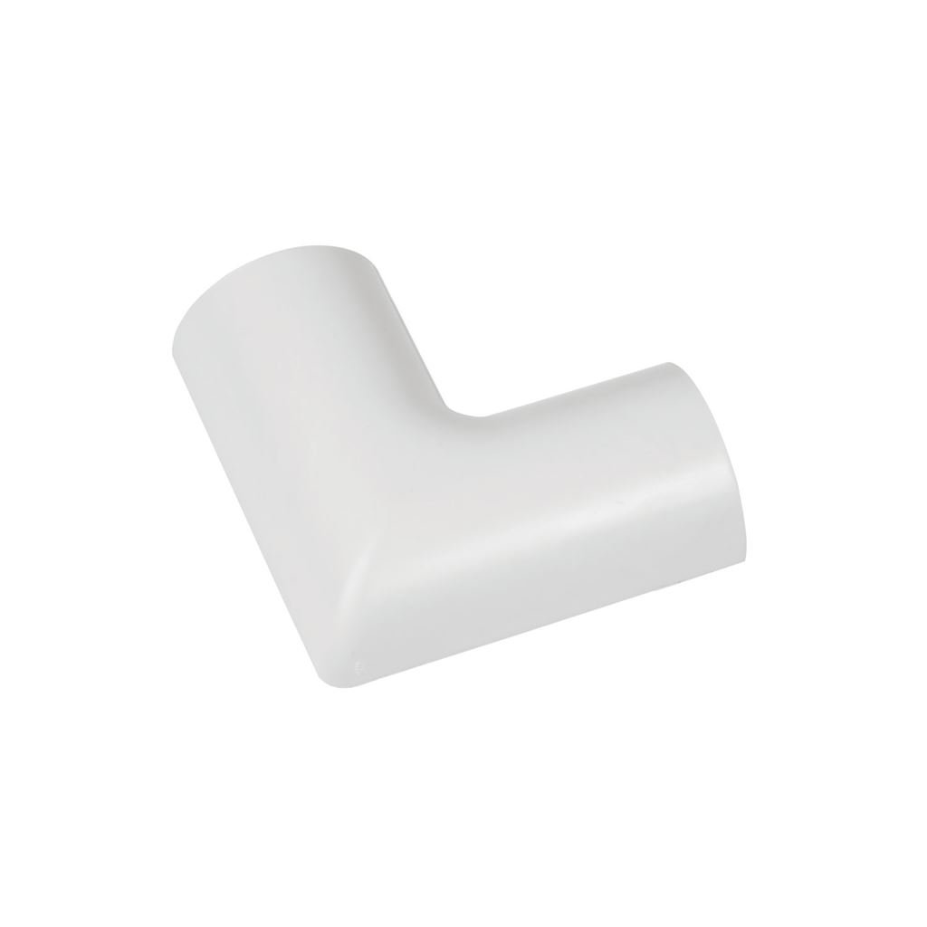 D-Line | Clip-Over Flat Bend | white 30x15mm Bag of 5