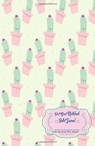 Bullet Journal Dot Grid Notebook (Cactus Green Pink Design): Dot Matrix Grid Paper Notebook Journal Diary. Blank Notebook with 1/5" Inch Dotted Paper. ... Woman Men Boy Girl Teen Composition a5) Paperback – 4 Nov. 2017