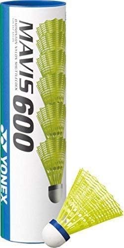 Yonex Mavis 600 Shuttles Yellow Tube of 6