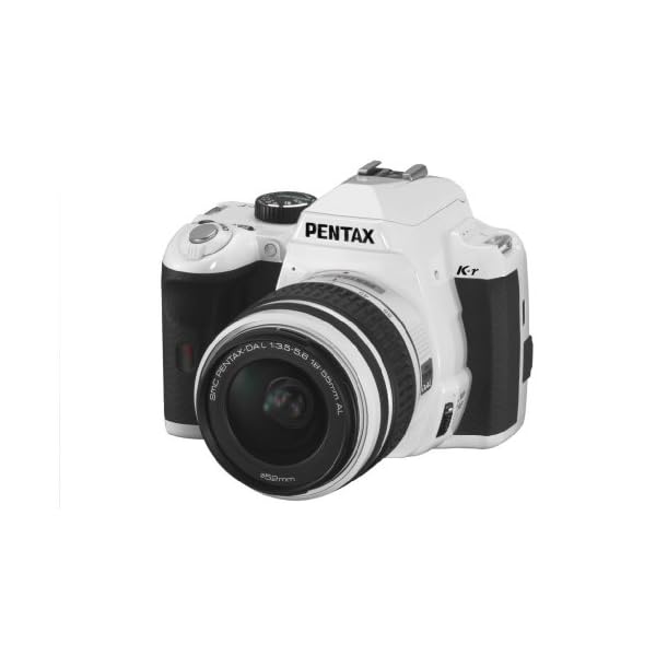 Pentax K-r SLR-Digitalkamera (12 Megapixel, Live View, HD Video) Kit inkl. DA L 18-55mm Objektiv weiß