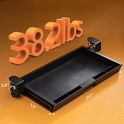 Huanuo keyboard drawer under desk clamp on keyboard drawer for