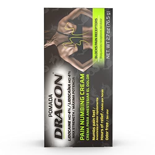 Dragon Maximum Strength Pain Relief Numbing Cream with Lidocaine, 2.7