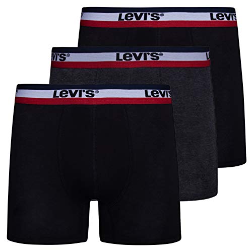 Levi's Pack of 3 Mens Underwear for Men Big & Tall 1X 6X Boxer Briefs