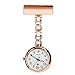WIOR Nurse Lapel Pin Watch Hanging Medical Doctor Pocket Watch Quartz Movement Nurses Watch for Graduation Xmas Birthday Mothers Day
