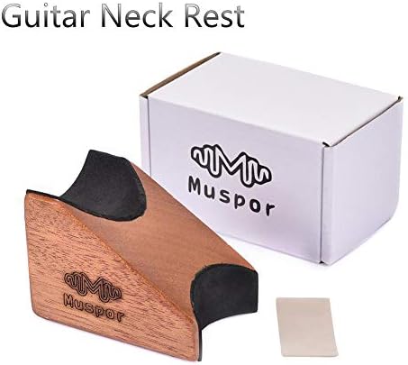Guitar Neck Rest Support Guitar Headstand String Instrument Neck Support, Neck Rest for Guitar, Bass, Banjo, Ukulele and More, Non-slip base, Fine mahogany Luthier Tool