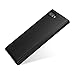 TETDED Premium Leather Case for BlackBerry KEY2 BBF100-1 BBF100-2 BBF100-4 BBF100-6 Dual SIM, Snap Cover (Nappa Black)