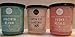 DW Home Variety Bundle of 3 Richly Scented Candles in Peony Petals,Fresh Cut Gardenia, and Hyacinth Bloom Scents. 4 oz Each Candle