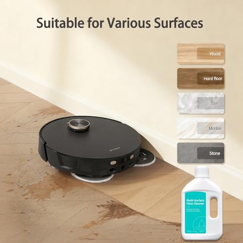 2 Pack Floor Cleaning Solution Compatible with Dreame Vacuum Cleaner Solution, Residue & Streak Free, Suitable for All Robot Vacuum Cleaners and Wireless Wet Dry Dual-Use