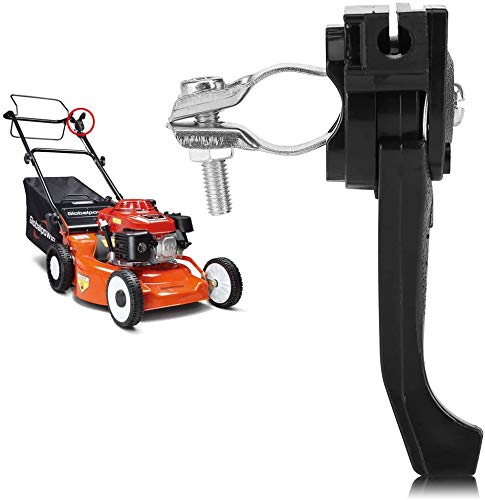 Ejoyous Throttle Control Lever, Universal Lawnmower Throttle Lever with Screw Fit for 23~27mm Handlebar Garden Agriculture Supply Lawn Mowers Part