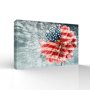 Canvas Wall Art for Living Room,Bedroom Home Artwork Paintings Independence Day Ready to Hang - 12x18 inches