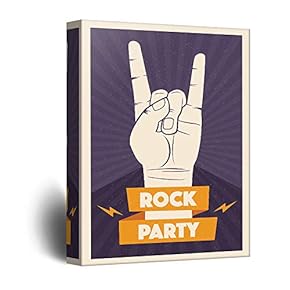 Rock Roll Theme Print