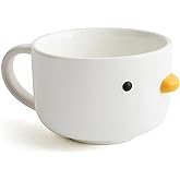 PURROOM Cute Duck Coffee Mug, 8 oz Latte Cup, Handmade Glaze Small Coffee Cup, Safety Ceramic Milk Mugs. Best Gifts For Coffee Lover.