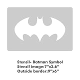 XL Stencil - Classic Batman Symbol