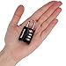 1 Pack Open Alert Indicator TSA Approved 3 Digit Luggage Lock for Travel Suitcase & Baggage (Black)