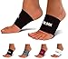 SB SOX Arch Support Sleeves for Plantar Fasciitis Relief (1 Pair) – Foot Compression Sleeves for Plantar Fasciitis and Arch Support for Everyday Use (Black, Small)