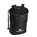 Premium Quality Two Zippered Pockets Chalk Bag for Rock Climbing, Weightlifting, Bouldering & Gymnastics with Adjustable Belt & Carabiner