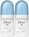 Dove Roll On Antiperspirant Deodorant, Powder, 2.5 Ounce (Pack of 2)