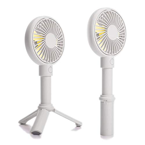 Mini Handheld Fan,XINBAOHONG Personal Portable Desktop Stroller Fan with USB Rechargeable Battery Operated Cooling Folding Electric Fan for Office Room Outdoor Household Traveling