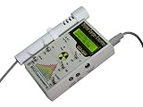 GCA-06W Professional Geiger Counter Nuclear Radiation Detection Monitor with Digital Meter and External Wand Probe - NRC Certification Ready- 0.001 mR/hr Resolution -- 1000 mR/hr Range