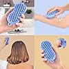 Body-BrushSilicone-Body-Brush-Childrens-Bath-Silicone-Brush-Exfoliating-Body-Scrubber-for-Washing-Hair-and-Bathing-Multifunctional-Massage-Brush-Blue-blue Body Brush,Silicone Body Brush Children's Bath Silicone Brush Exfoliating Body Scrubber for Washing Hair and Bathing…