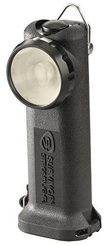 Streamlight 90523 Survivor 175-Lumen Rechargeable Safety-Rated Firefighter Right Angle Flashlight with AC/DC Charging, Black