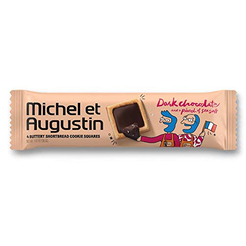 Michel et Augustin Dark Chocolate Sea Salt Cookie Squares - Image 2
