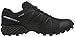 Salomon Men's Speedcross 4 Trail Running Shoes, Black/Black/Black Metallic, 14