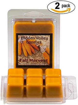 Fall Harvest ***2 Pack** Scented Wax Melts. Spicy blend of cinnamon bark and clove bud on a dry down of musk.