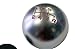 VMS RACING 10x1.25mm Thread 6 Speed JDM Round Ball Shift Knob in Gunmetal Grey Gray Silver Billet Aluminum Compatible with 03-08 2003-2008 Nissan 350Z Fairlady Z