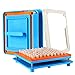 Wananfu 100 Holes Capsule Filling Machine Size 0 for Empty Gelatin or Vegetarian Capsules 0 with Detailed Instructions, Filling Powdered Herb, Vitamins, Essential Oils and Supplements Easily